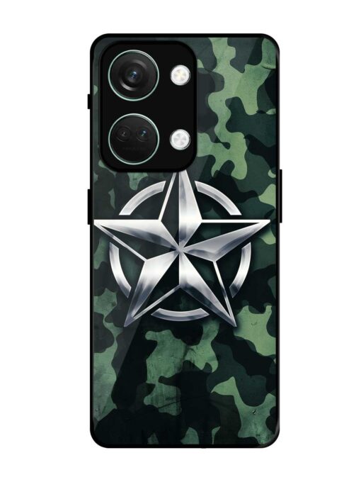 Indian Army Star Design Glossy Metal Phone Cover for Oneplus Nord 3 (5G) Zapvi