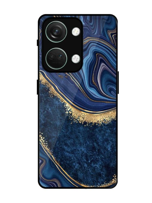 Abstract Background Blue Glossy Metal TPU Phone Cover for Oneplus Nord 3 (5G) Zapvi