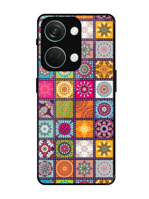 Seamless Pattern Vintage Glossy Metal Phone Cover for Oneplus Nord 3 (5G) Zapvi