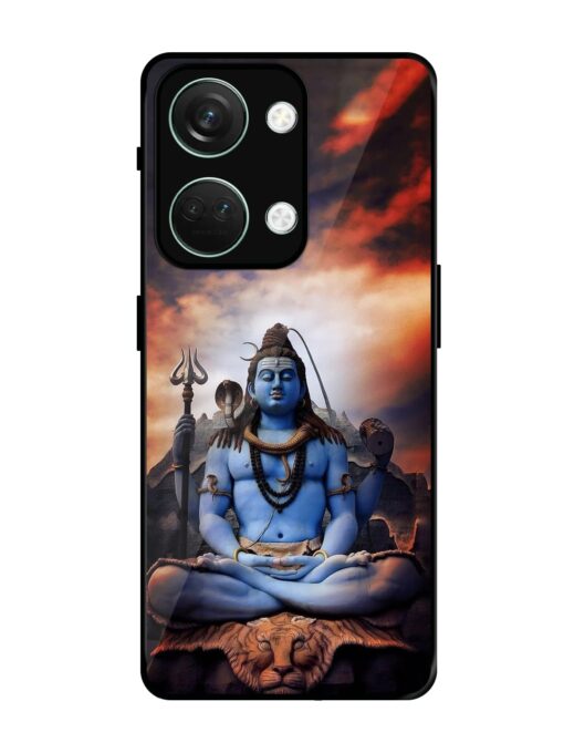 Jai Jai Shiv Glossy Metal Phone Cover for Oneplus Nord 3 (5G) Zapvi