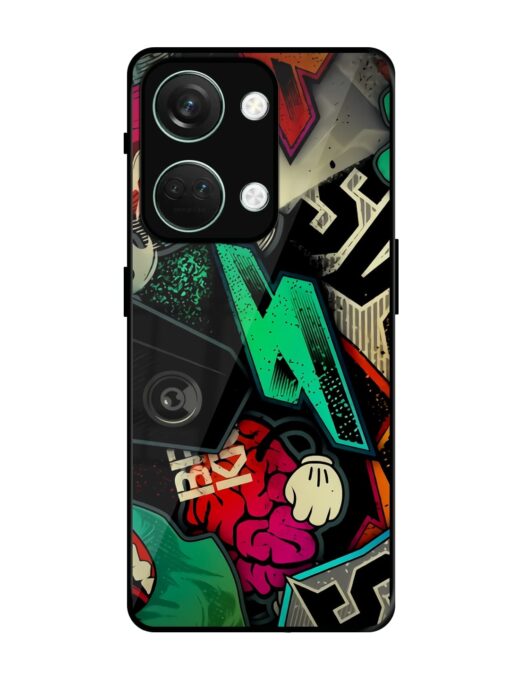 Graffiti Art Glossy Metal Phone Cover for Oneplus Nord 3 (5G)