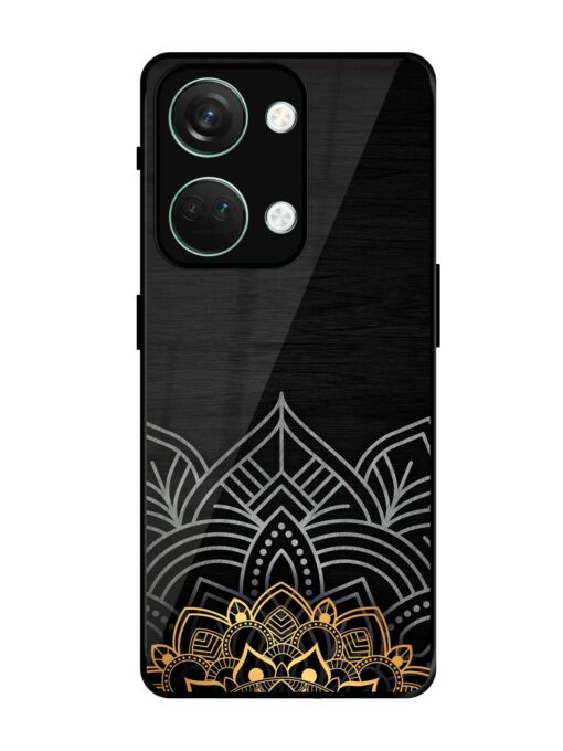 Decorative Golden Pattern Glossy Metal Phone Cover for Oneplus Nord 3 (5G)