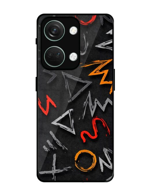 Grungy Graffiti Glossy Metal Phone Cover for Oneplus Nord 3 (5G) Zapvi