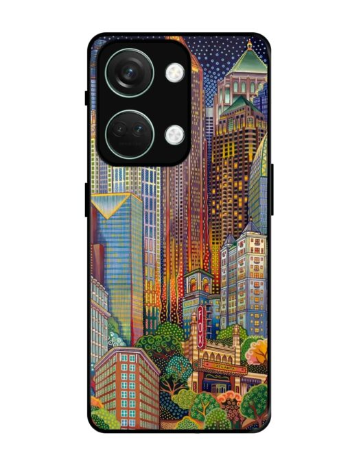 Cityscapes Art Glossy Metal Phone Cover for Oneplus Nord 3 (5G) Zapvi