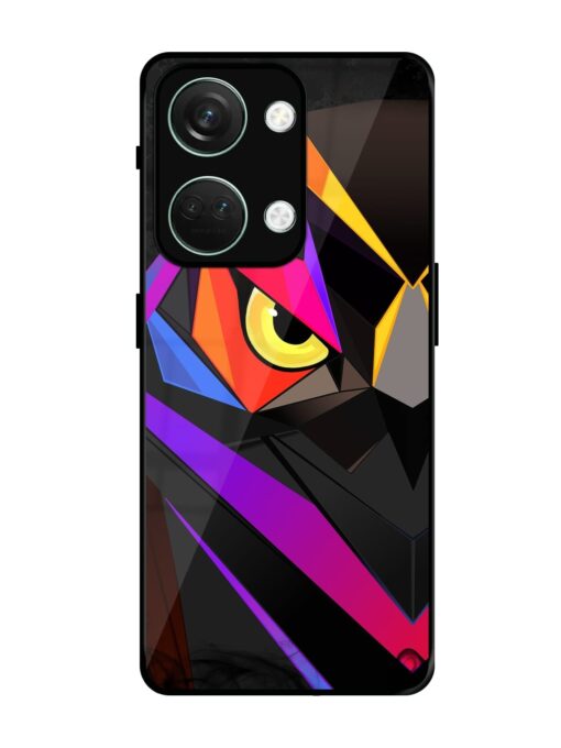 Wpap Owl Glossy Metal Phone Cover for Oneplus Nord 3 (5G) Zapvi