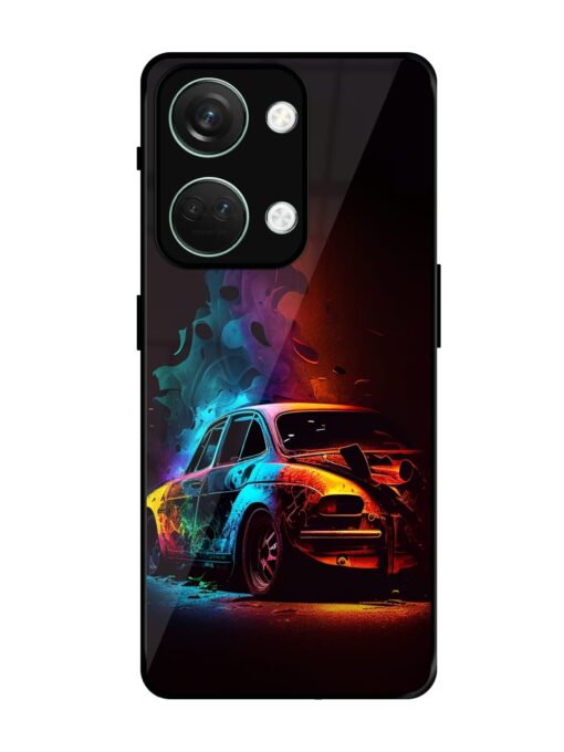 High Classic Car Art Glossy Metal Phone Cover for Oneplus Nord 3 (5G) Zapvi