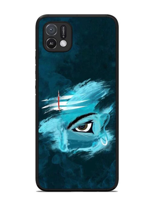 Lord Shiva Glossy Metal Phone Cover for Oppo A16K Zapvi