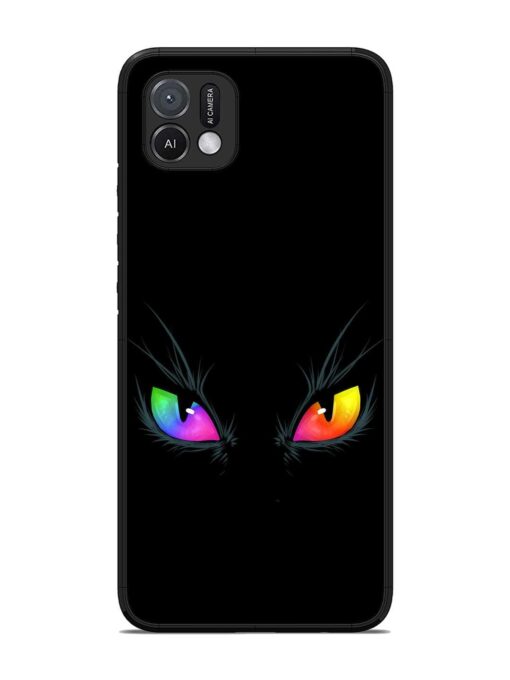 Cat Eyes Glossy Metal Phone Cover for Oppo A16K