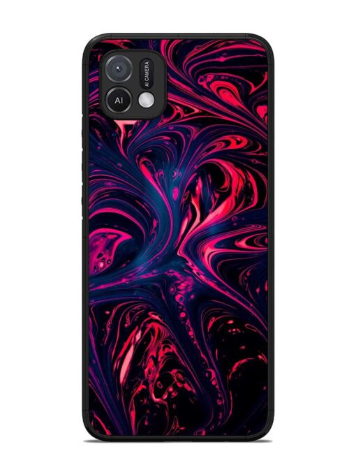 Abstract Background Glossy Metal Phone Cover for Oppo A16K Zapvi