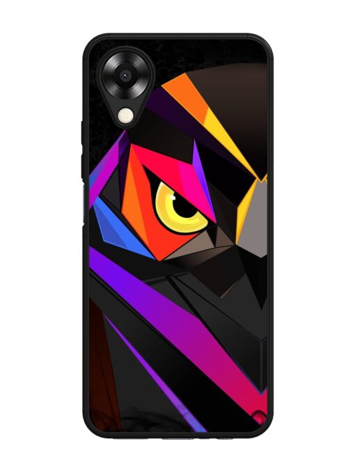 Wpap Owl Glossy Metal Phone Cover for Oppo A17K Zapvi