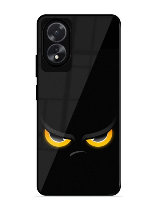 Scary Yellow Eye Glossy Metal TPU Phone Cover for Oppo A18 Zapvi