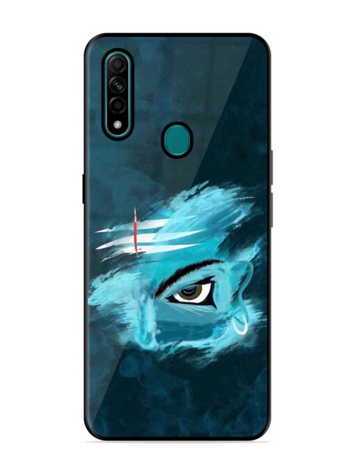 Lord Shiva Glossy Metal Phone Cover for Oppo A31 Zapvi