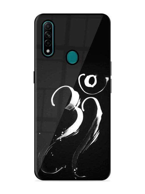 Om Logo Glossy Metal Phone Cover for Oppo A31 Zapvi