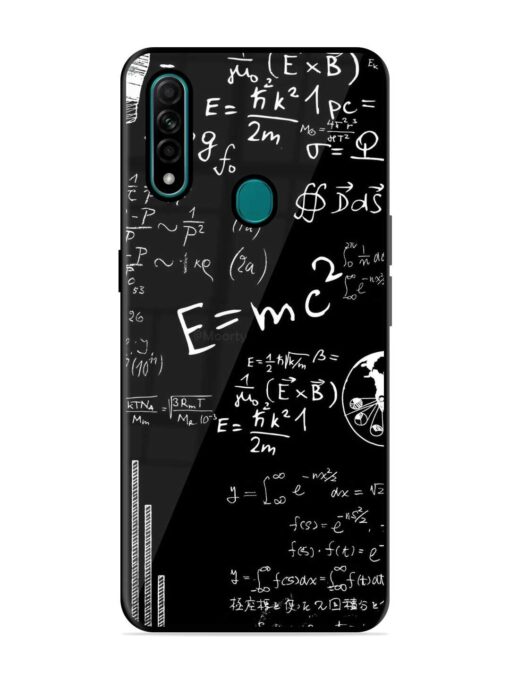 E=Mc2 Mass?Energy Equivalence Glossy Metal Phone Cover for Oppo A31 Zapvi