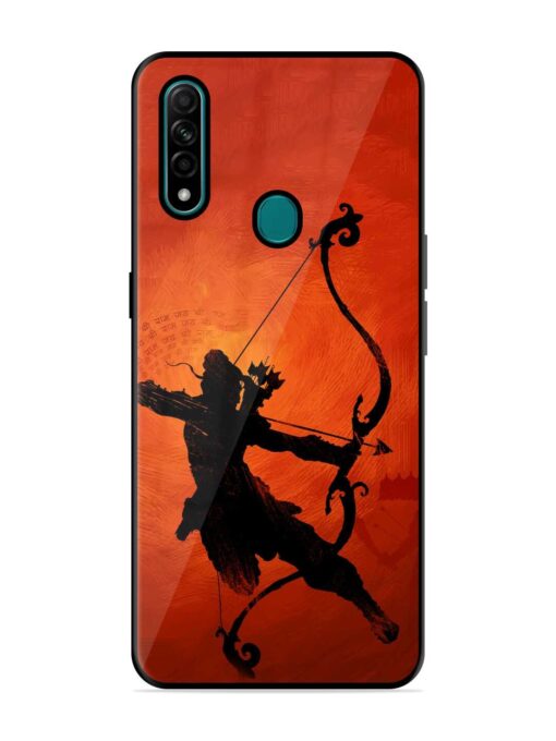 Illustration Lord Rama Glossy Metal Phone Cover for Oppo A31