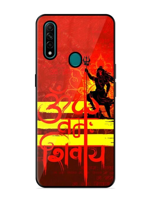 Illustration Lord Shiva Glossy Metal TPU Phone Cover for Oppo A31