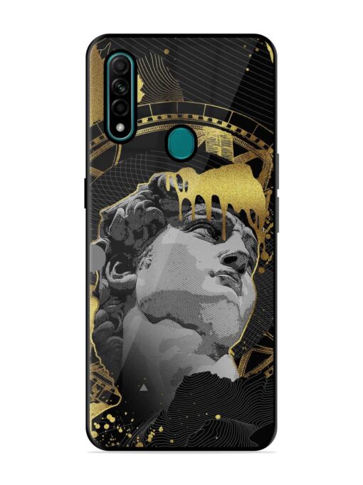 Roman Face Glossy Metal Phone Cover for Oppo A31 Zapvi