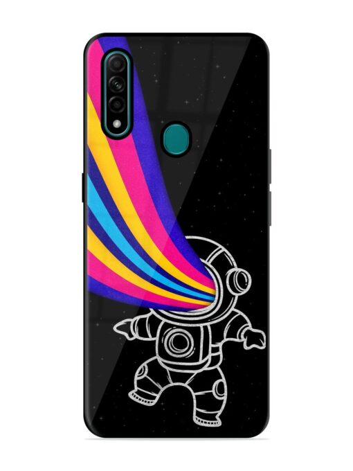 Astronaut Glossy Metal TPU Phone Cover for Oppo A31 Zapvi