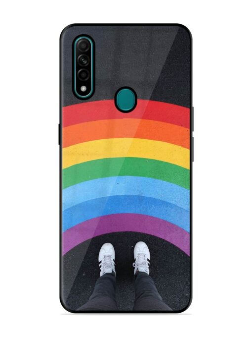 Legs Rainbow Glossy Metal TPU Phone Cover for Oppo A31