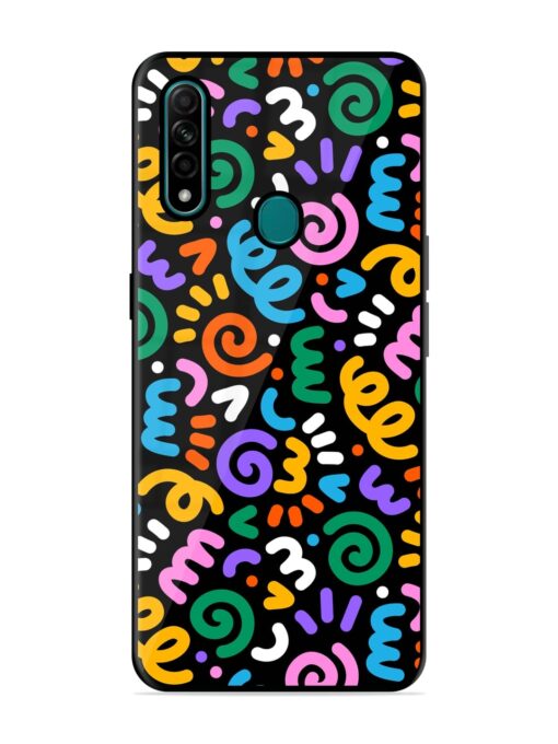 Colorful Seamless Vector Glossy Metal Phone Cover for Oppo A31