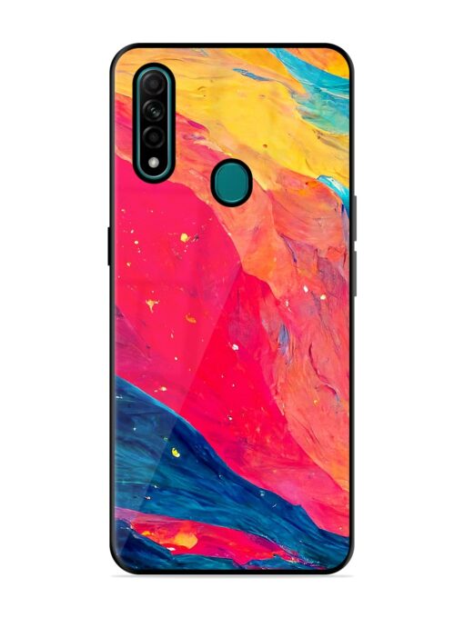 Starry Night Glossy Metal Phone Cover for Oppo A31 Zapvi