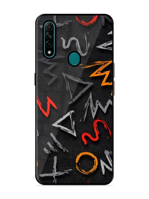 Grungy Graffiti Glossy Metal Phone Cover for Oppo A31