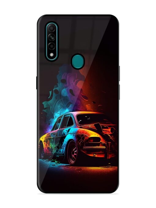 High Classic Car Art Glossy Metal Phone Cover for Oppo A31