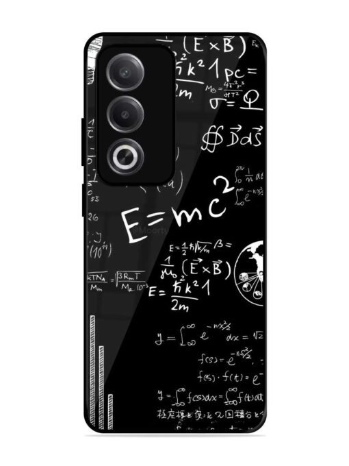 E=Mc2 Mass?Energy Equivalence Glossy Metal Phone Cover for Oppo A3 Pro (5G) Zapvi