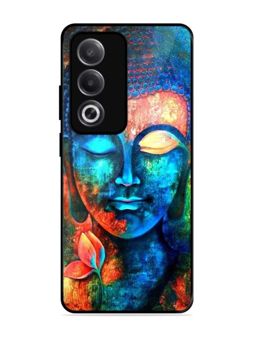 Buddha Painting Glossy Metal Phone Cover for Oppo A3 Pro (5G) Zapvi