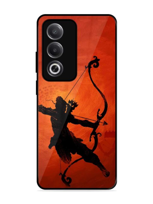 Illustration Lord Rama Glossy Metal Phone Cover for Oppo A3 Pro (5G) Zapvi