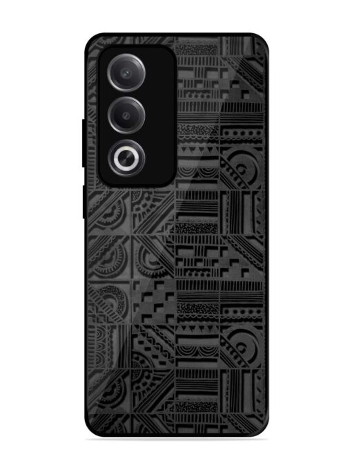 Seamless Pattern Glossy Metal Phone Cover for Oppo A3 Pro (5G) Zapvi