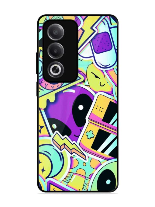 Scratch Art Glossy Metal Phone Cover for Oppo A3 Pro (5G) Zapvi