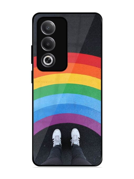 Legs Rainbow Glossy Metal TPU Phone Cover for Oppo A3 Pro (5G) Zapvi