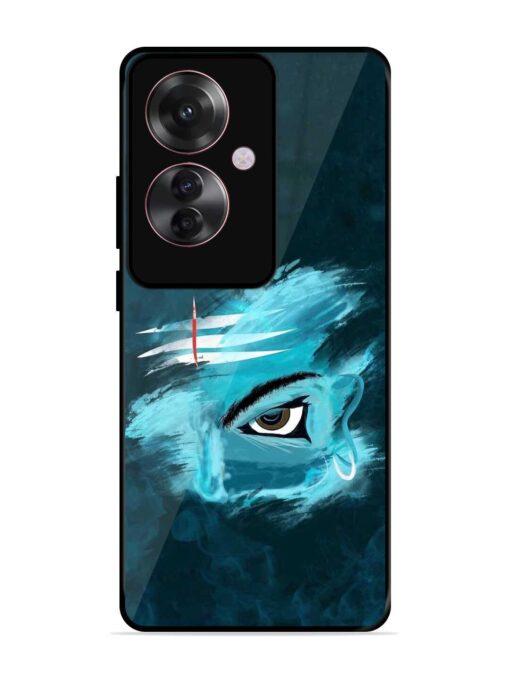 Lord Shiva Glossy Metal Phone Cover for Oppo F25 Pro (5G) Zapvi