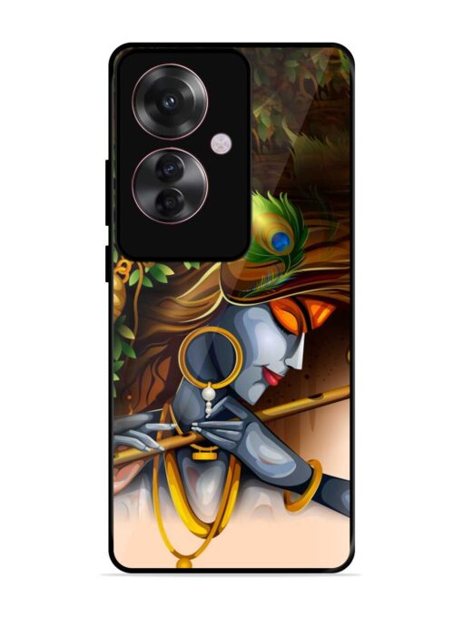 Krishna Glossy Metal Phone Cover for Oppo F25 Pro (5G) Zapvi