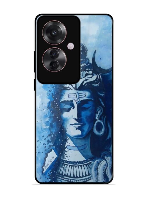 Shiv Art Glossy Metal Phone Cover for Oppo F25 Pro (5G) Zapvi