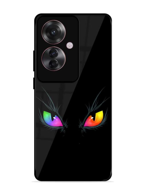 Cat Eyes Glossy Metal Phone Cover for Oppo F25 Pro (5G) Zapvi