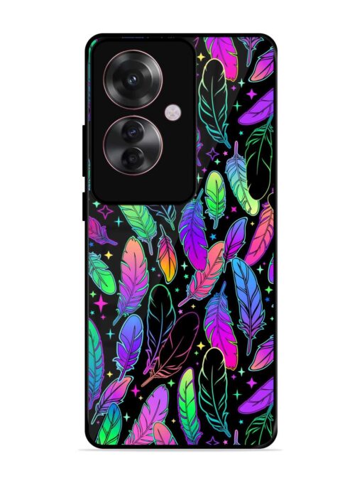 Bright Multi Colored Seamless Glossy Metal Phone Cover for Oppo F25 Pro (5G)