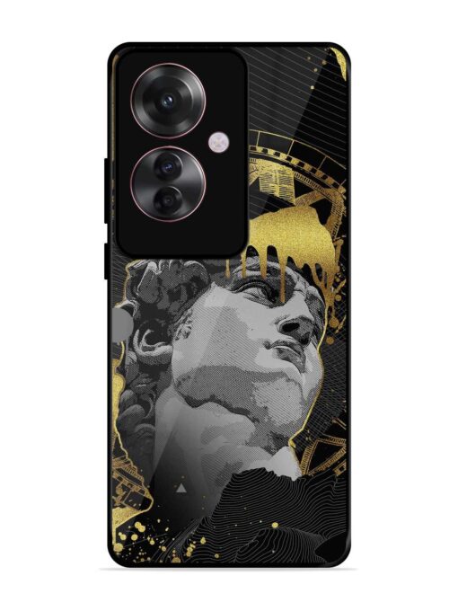 Roman Face Glossy Metal Phone Cover for Oppo F25 Pro (5G) Zapvi