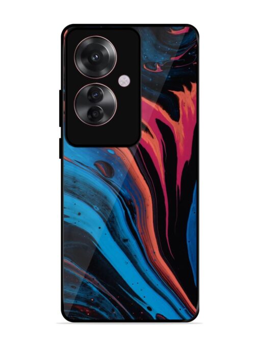 Liquefied Art Glossy Metal TPU Phone Cover for Oppo F25 Pro (5G) Zapvi