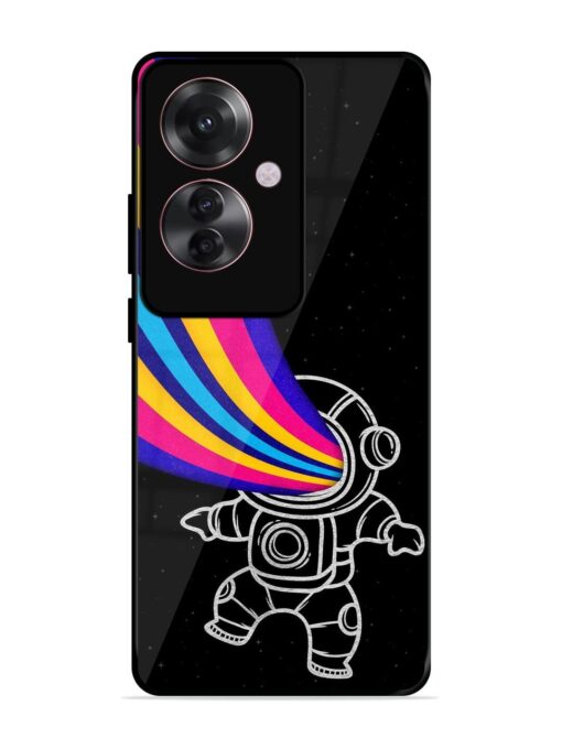 Astronaut Glossy Metal TPU Phone Cover for Oppo F25 Pro (5G) Zapvi