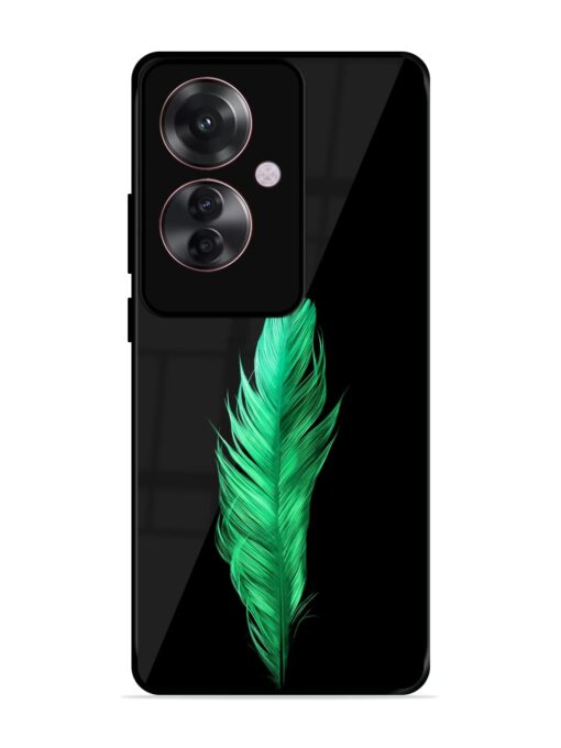 Feather Texture Glossy Metal Phone Cover for Oppo F25 Pro (5G)