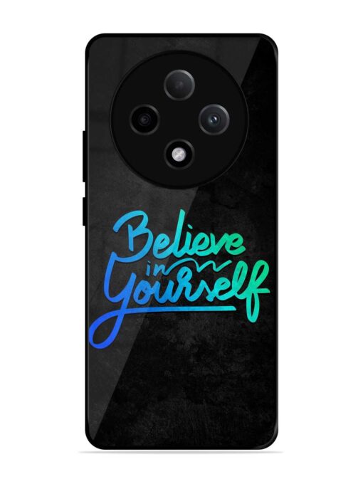 Believe In Yourself Glossy Metal Phone Cover for Oppo F27 Pro Plus (5G)