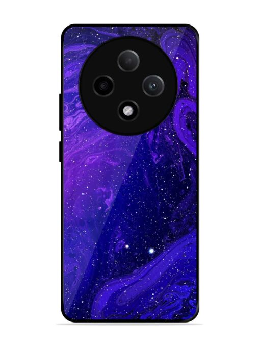 Galaxy Acrylic Abstract Art Glossy Metal Phone Cover for Oppo F27 Pro Plus (5G) Zapvi