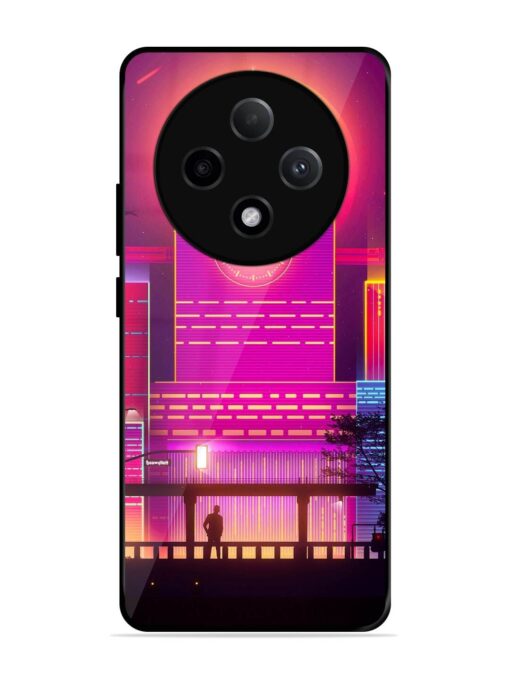 Clock Tower Glossy Metal TPU Phone Cover for Oppo F27 Pro Plus (5G)