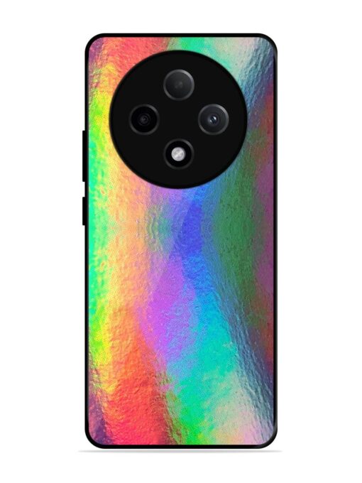 Colorful Holographic Background Glossy Metal TPU Phone Cover for Oppo F27 Pro Plus (5G)