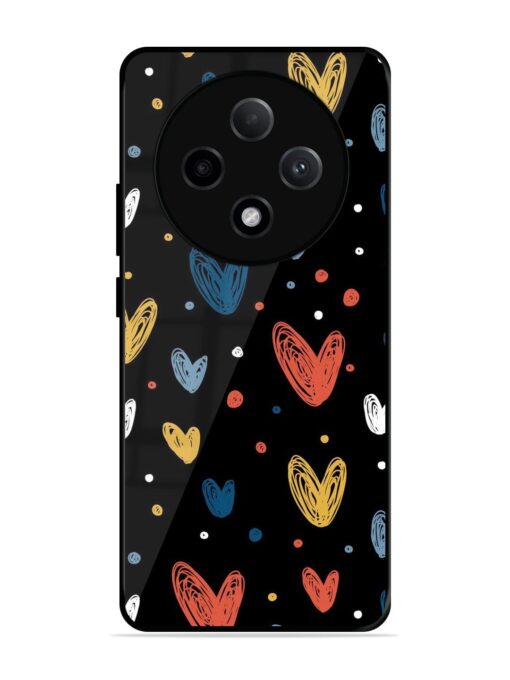 Happy Valentines Day Glossy Metal TPU Phone Cover for Oppo F27 Pro Plus (5G) Zapvi