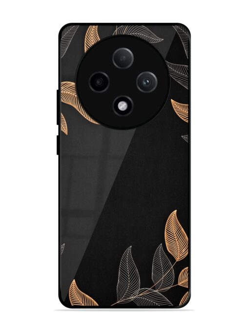 Foliage Art Glossy Metal Phone Cover for Oppo F27 Pro Plus (5G) Zapvi