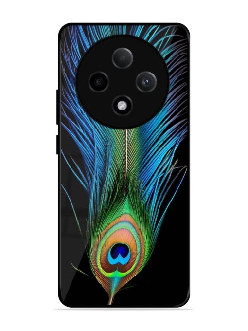 Peacock Feather Glossy Metal TPU Phone Cover for Oppo F27 Pro Plus (5G) Zapvi