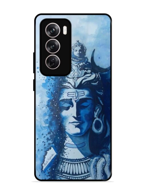 Shiv Art Glossy Metal Phone Cover for Oppo Reno 12 (5G)